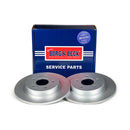 Borg & Beck Brake Disc Pair  - BBD4453 fits Ford Focus II 2004-