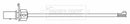 Borg & Beck Wear Lead  - BWL3194 fits Q7 (4MB) 05/15-