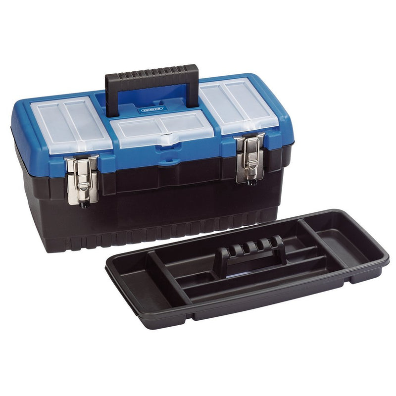 Tool Organiser Box with Tote Tray, 413mm