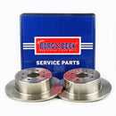 Borg & Beck Brake Disc Pair  - BBD5083 fits GM Vectra B 95- rear