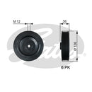 Gates DriveAlign Torsional Vibration Damper - TVD1010