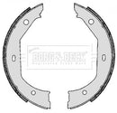 Borg & Beck Rear Brake Shoes  - BBS6267 fits BMW 5 Series (E39) 1996-