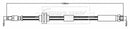 Borg & Beck Brake Hose  - BBH8707 fits TIPO ESTATE,SALOON & HATCHBACK 2016>