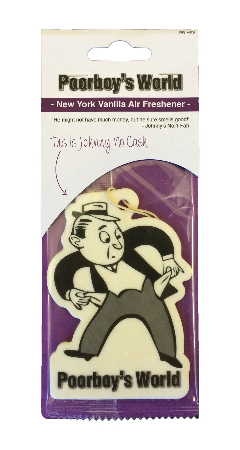 Poorboys World PBHFV Poorboys Hanging Air Freshener - Vanilla