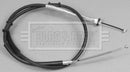 Borg & Beck Brake Cable- RH Rear - BKB2861 fits Fiat Punto Grande 1.3D/1.4 05-