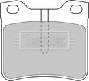 Borg & Beck Brake Pad Set - BBP1539 fits Mercedes Benz (R) R90 approved