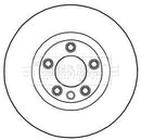 Borg & Beck Brake Disc Single  - BBD5995S fits VW Touareg (7P5) 3.0V6 01/10-