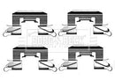 Borg & Beck Fitting Kit -  Pads  - BBK1212 fits Ford Fiesta, Mazda 2 10/08-