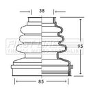 First Line Cv Joint Boot Kit Part No -FCB2737