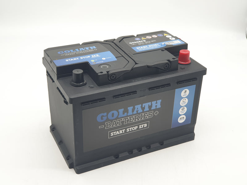 Goliath G096EFB 70Ah 680A Start Stop Battery - 3 Year Warranty (5431377920153)