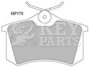 Key Parts Brake Pad Set - KBP1778 fits Renault Megane Scenic 2000-