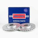 Borg & Beck Brake Disc Pair  - BBD4141 fits Merc.203,208,210series.97-