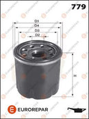 Eurorepar Oil Filter - E149239