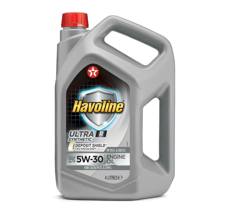 Texaco Havoline Ultra R SAE 5W30 Fully Synthetic Engine Oil - 4 Litre