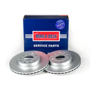 Borg & Beck Brake Disc Pair  - BBD4314 fits Audi,VW A3,Golf 02-