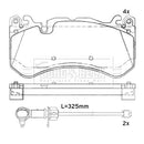 Borg & Beck Front Brake Pad Set -BBP2532