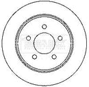 Borg & Beck Brake Disc Pair  - BBD4734 fits Jeep Cherokee, Wrangler 97-07