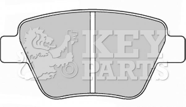 Key Parts Brake Pad Set - KBP2242 fits VAG A3,Leon,Superb,Golf 05-