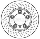 Borg & Beck Brake Disc Single  - BBD6002S fits Porsche Boxster 11/04-