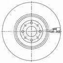 Borg & Beck Brake Disc Single  - BBD6188S fits Delta III 1.8 (844) 09-08/14