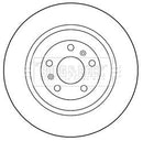 Borg & Beck Brake Disc Pair  - BBD5274 fits Audi A8, VW Phaeton 03-08