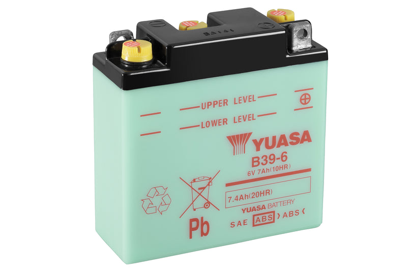 B39-6 (DC) 6V Yuasa Conventional Battery (5470972018841)