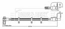 Borg & Beck Brake Hose Part No -BBH8830