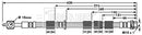 Borg & Beck Brake Hose  - BBH7953 fits Ford Fiesta VI,B-Max