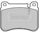 Borg & Beck Brake Pad Set - BBP1998 fits Mercedes C Class 04-07