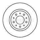 Borg & Beck Brake Disc Pair  - BBD5051 fits Volvo.C70,S70,S90, 850. 94-