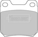 Borg & Beck Brake Pad Set -  BBP1605 fits Vauxhall Vectra/Omega 94-