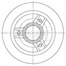 Borg & Beck Brake Disc Single  - BBD5475S fits Renault Twizy 04/12-