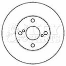 Key Parts Brake Disc Pair  - KBD4379 fits Toyota Corolla 1.8 01-