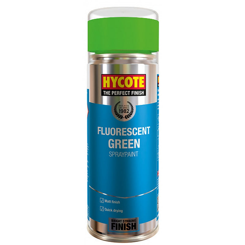 Hycote Flourescent Green Spray Paint - 400ml