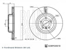 Blue Print Brake Disc (Single Disc) - ADBP430018