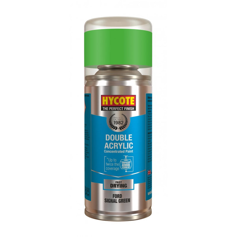 Hycote Double Acrylic Ford Signal Green Spray Paint - 150ml