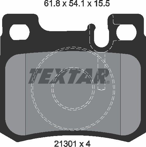 Textar Brake Pad Set - 2130103