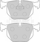 Borg & Beck Front Brake Pad Set - BBP1871 fits BMW X5 4.6 02-