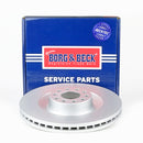 Borg & Beck Brake Disc Single  - BBD6009S fits Audi A8 Quattro 03-10