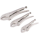 Self Grip Curved Jaw Pliers Set (3 Piece)