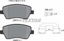 Opel Suzuki Vauxhall, Brake Pad Set - Textar 2397302