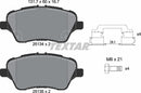 Ford, Brake Pad Set - Textar 2513402