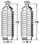 First Line Steering Gaiter Kit Part No -FSG3286