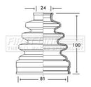 First Line Cv Joint Boot Kit  - FCB2665 fits Nissan - Inner