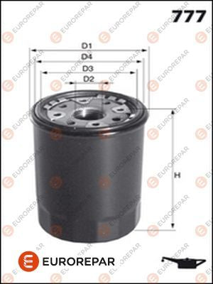 Eurorepar Oil Filter - E149151