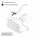 Borg & Beck Turbo Hose  - BTH1217 fits VAG A3,Jetta,TT,Golf 10-